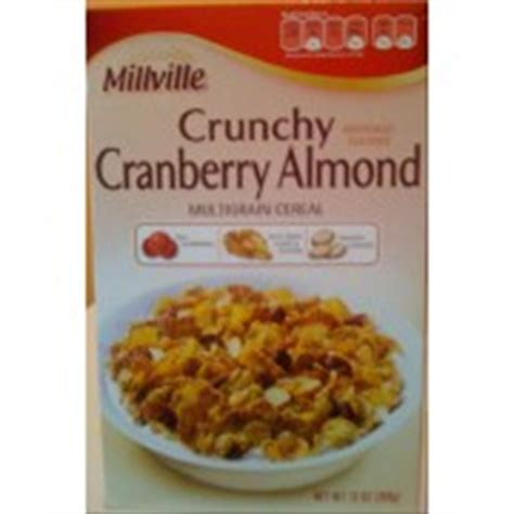 Crunchy Cranberry Almond Cereal - calories, carbs, nutrition