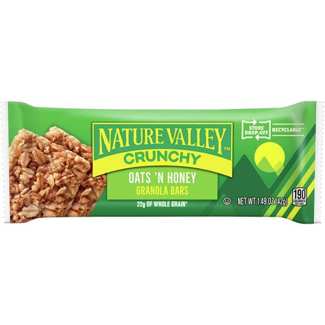 Crunchy Granola Bar (Oats & Honey) - calories, carbs, nutrition