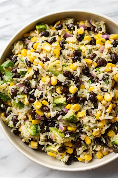 Cuban Rice Salad with Corn & Beans, Vegan - calories, carbs, nutrition