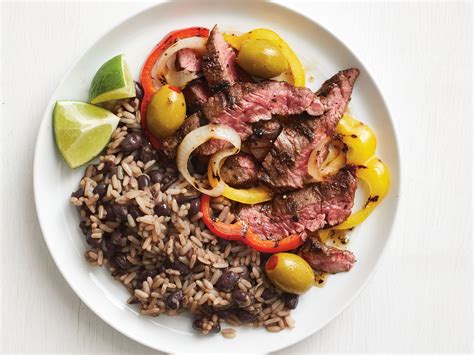 Cuban Steak with Black Bean Salsa - calories, carbs, nutrition