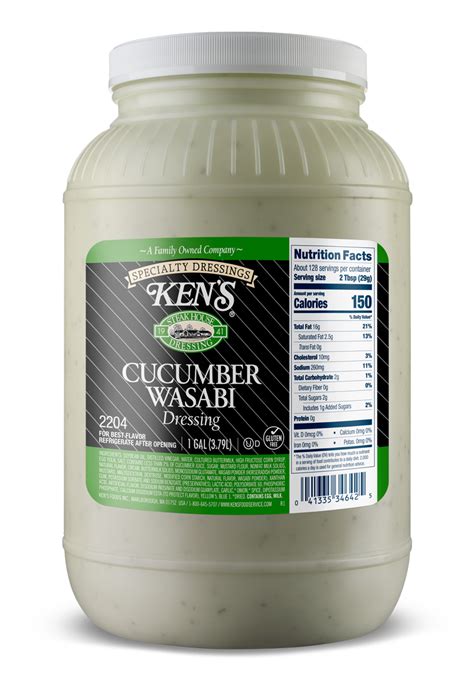 Cucumber Wasabi Sauce - calories, carbs, nutrition