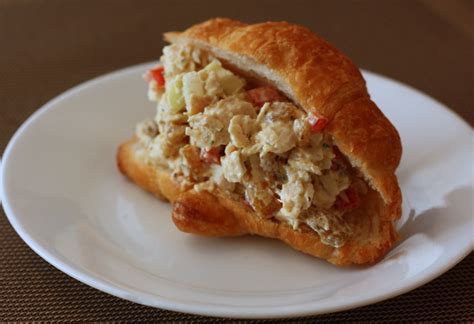 Curry Chicken Salad Croissant - calories, carbs, nutrition