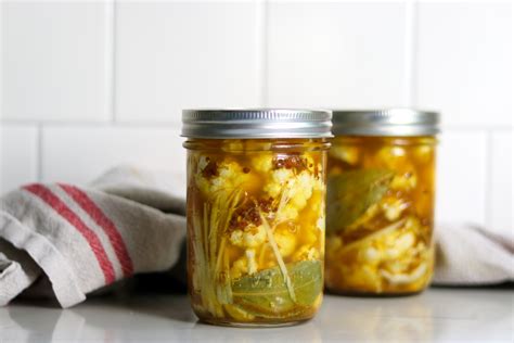 Curry Pickled Cauliflower - calories, carbs, nutrition