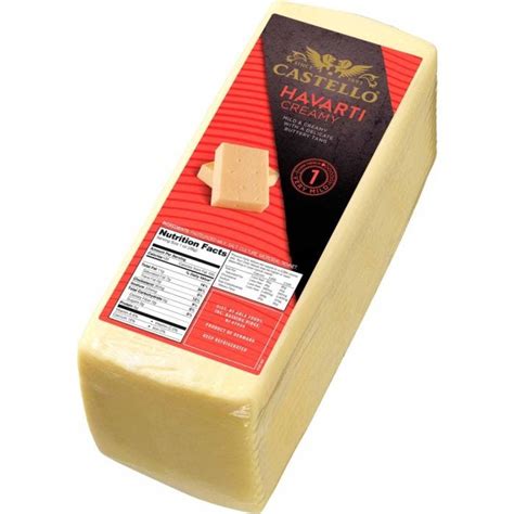 Danish Cream Havarti - calories, carbs, nutrition