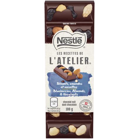 Dark Choc Blueberry & Almond Bar - calories, carbs, nutrition