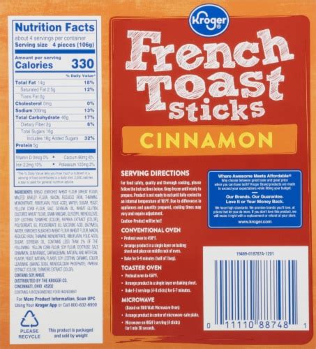 DELETE 4/20 French Toast Sticks (34512.1) - calories, carbs, nutrition