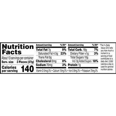 Deluxe Grahams - calories, carbs, nutrition