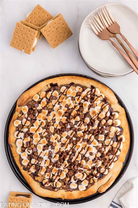 Dessert Pizza Smore 14" Cut 12 - calories, carbs, nutrition