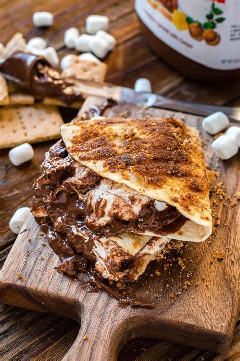 Dessert Quesadilla Smore 6 " Tortilla - calories, carbs, nutrition