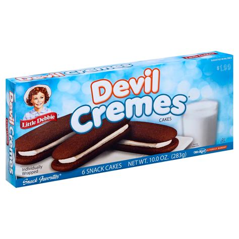 Devil Cremes - calories, carbs, nutrition