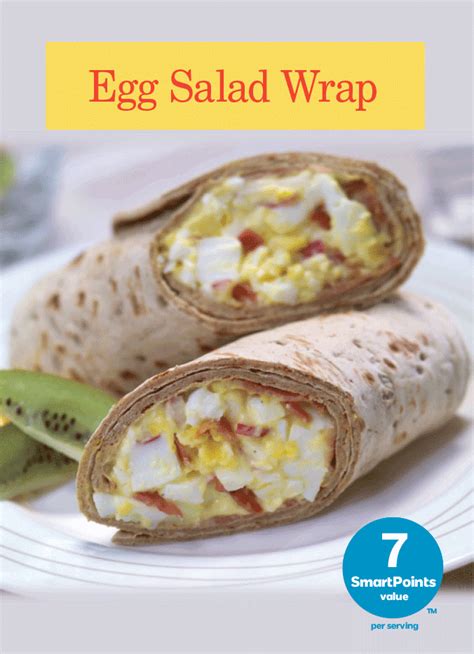 Deviled Egg Salad Wrap - calories, carbs, nutrition