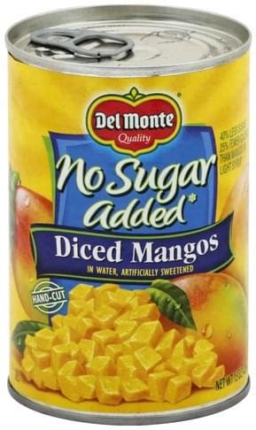 Diced Mangos - calories, carbs, nutrition