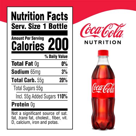 Diet Coke 20 Oz Bottle - calories, carbs, nutrition