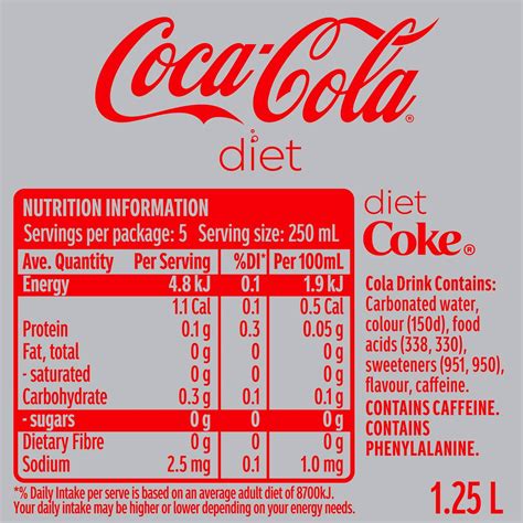 Diet Drink - calories, carbs, nutrition