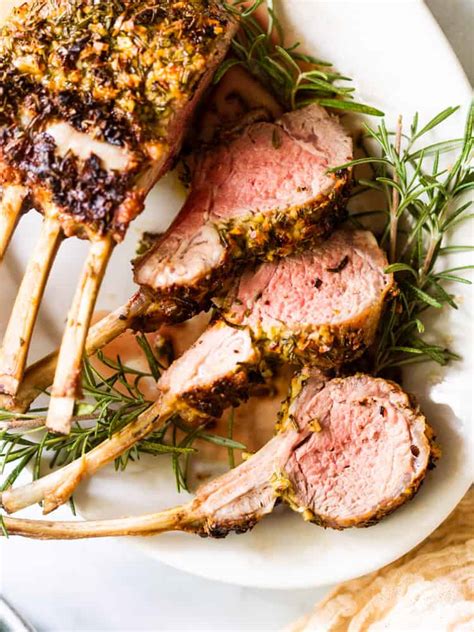 Dijon and Herb Crusted Rack of Lamb - calories, carbs, nutrition