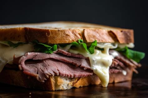 Dijon Roast Beef Sandwich Thin - calories, carbs, nutrition