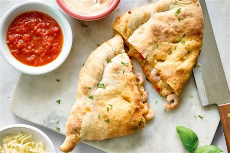 Dill Shrimp Calzone - calories, carbs, nutrition