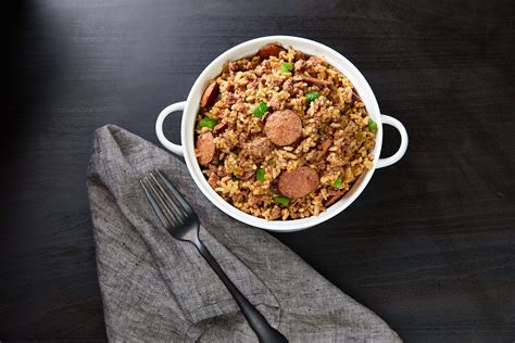 Dirty Rice with Andouille - calories, carbs, nutrition