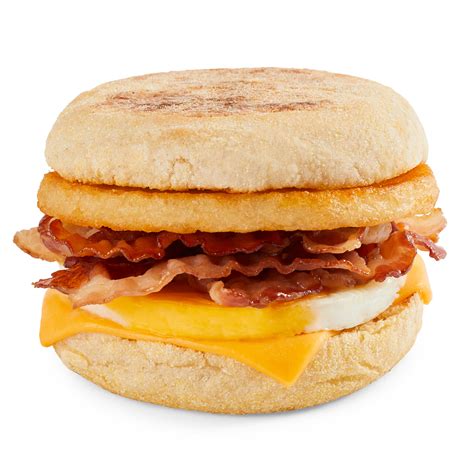 Double Bacon & Egg Muffin with Cheese - calories, carbs, nutrition