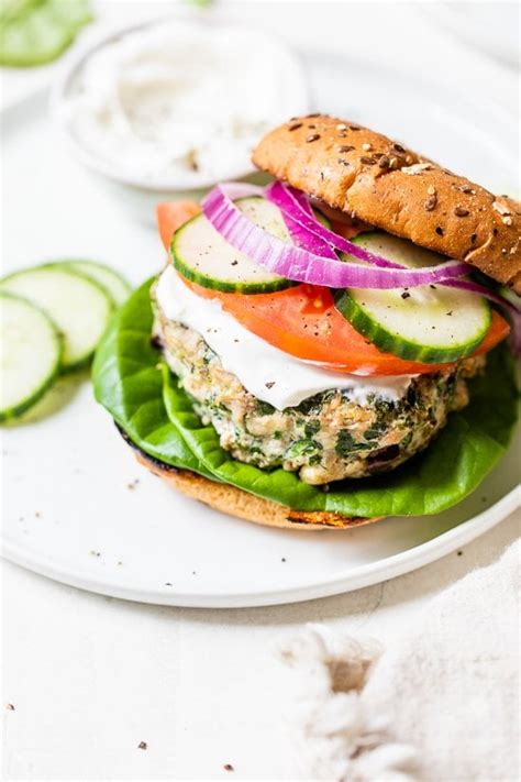 Double Greek Turkey Burger - calories, carbs, nutrition