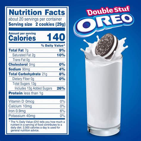 Double Stuff - calories, carbs, nutrition