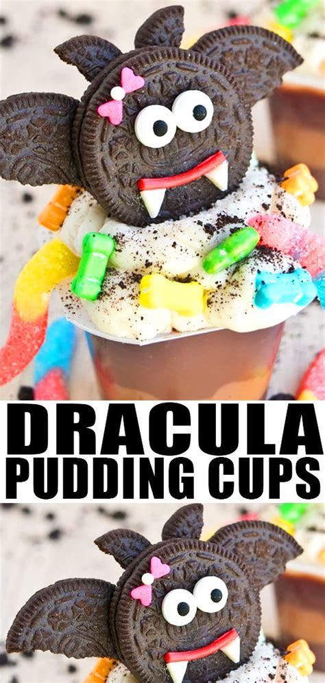 Dracula Pudding Cup - calories, carbs, nutrition