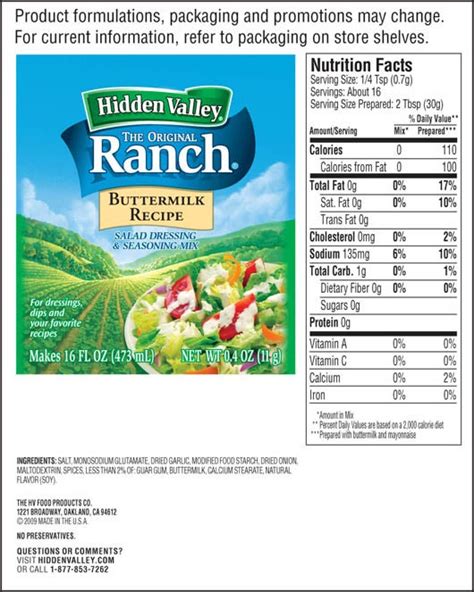 Dressing Ranch (Bostwick) - calories, carbs, nutrition