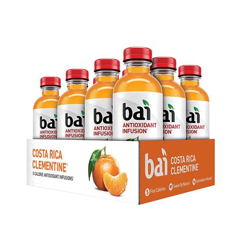 Drink Clementine Bai Costa Rica 18 oz - calories, carbs, nutrition