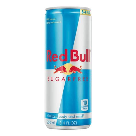 Drink Energy Sugar Free Red Bull 8.4 oz - calories, carbs, nutrition