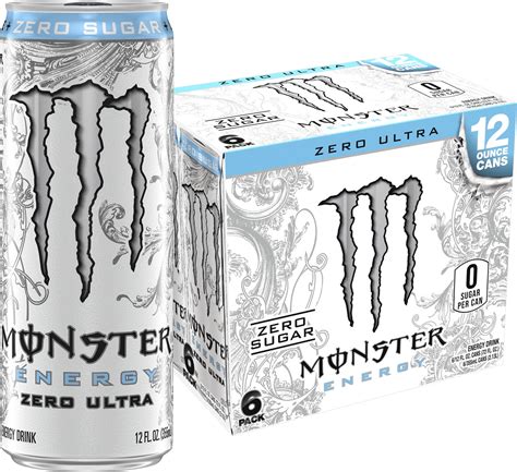 Drink Energy Ultra Zero Monster 16 oz - calories, carbs, nutrition