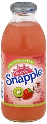 Drink Strawberry Kiwi Snapple 16 oz - calories, carbs, nutrition