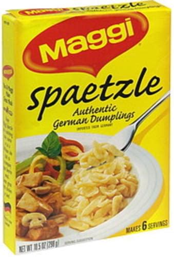 Dumplings Spaetzle 4 oz - calories, carbs, nutrition