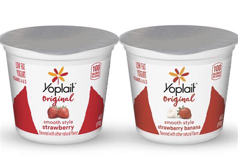 Duos Gold Peak Tea and Yoplait Yogurt - calories, carbs, nutrition