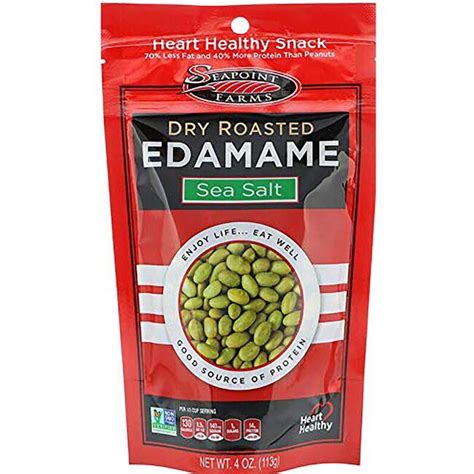 Edamame - Dry Roasted, Lightly Salted - calories, carbs, nutrition