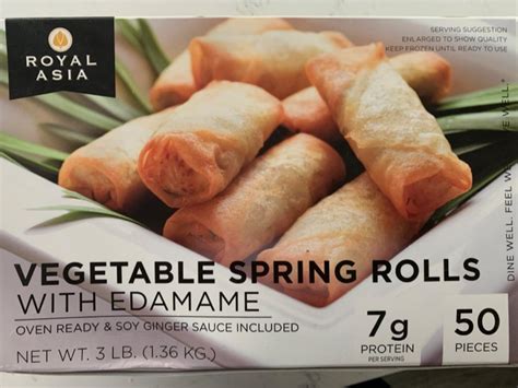 Edamame Vegetable Roll - calories, carbs, nutrition