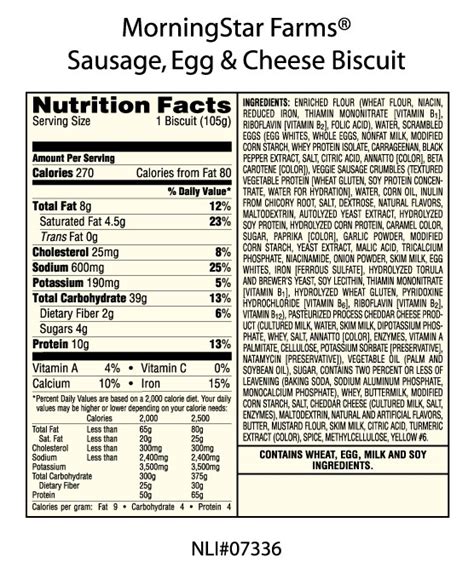 Egg & Cheese Biscuit - calories, carbs, nutrition