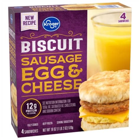 Egg & Cheese Biscuit w/Sausage - calories, carbs, nutrition