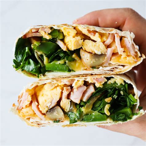 Egg, Cheese & Country Ham Wrap - calories, carbs, nutrition