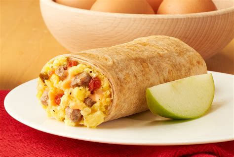 Egg, Cheese & Turkey Sausage Burrito - calories, carbs, nutrition