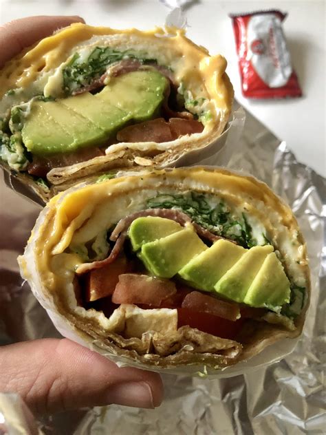 Egg & Cheese Wheat Wrap - calories, carbs, nutrition