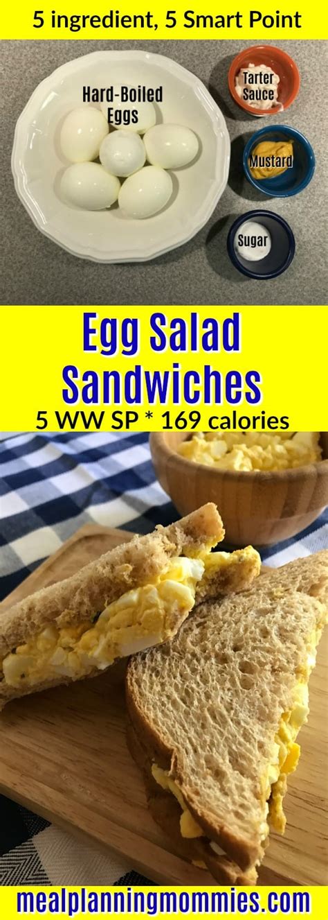 Egg Salad Sandwich - calories, carbs, nutrition