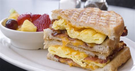 Egg, Sausage & Cheese Panini - calories, carbs, nutrition