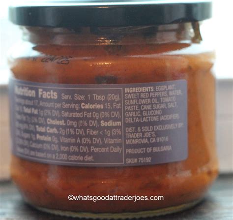 Eggplant & Five-Spice Spread - calories, carbs, nutrition