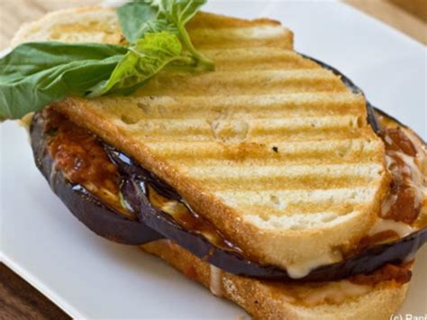 Eggplant Margerita Panini - calories, carbs, nutrition