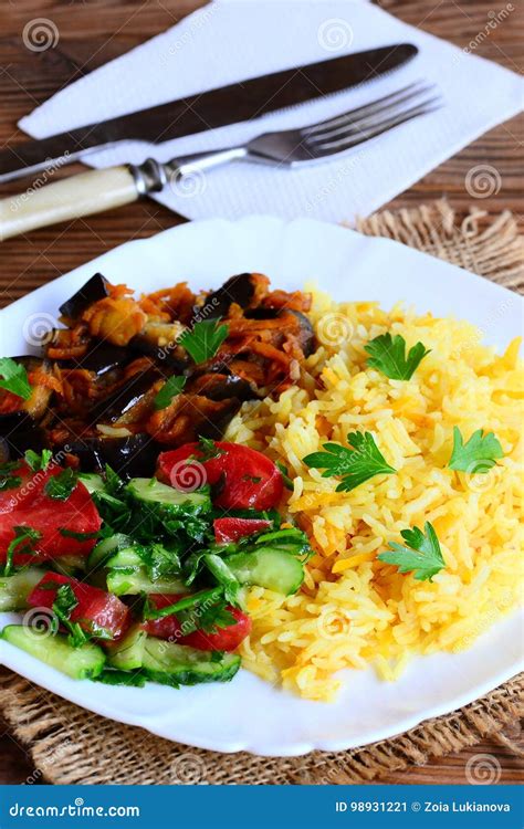 Eggplant & Potato Vegetarian Basmati Rice - calories, carbs, nutrition