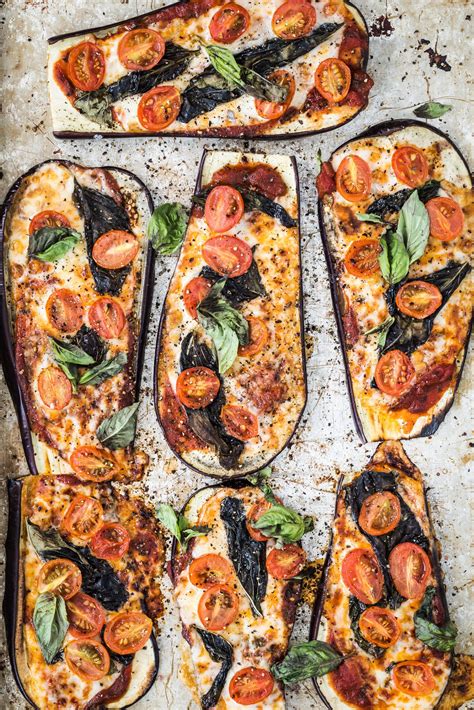 Eggplant, Three Cheese & Tomato Pizza - calories, carbs, nutrition