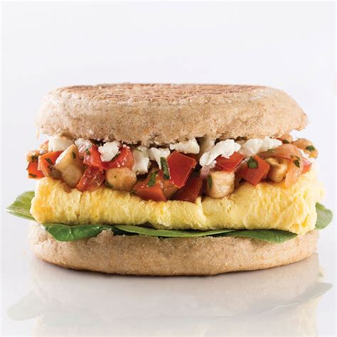 Eggs & Veggie Relish on English Muffin - calories, carbs, nutrition