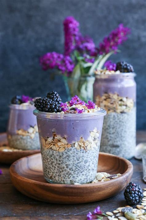 Elements - Chai Blackberry Chia Pudding Parfait - calories, carbs, nutrition