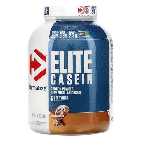 Elite Casein - Cinnamon Bun - calories, carbs, nutrition