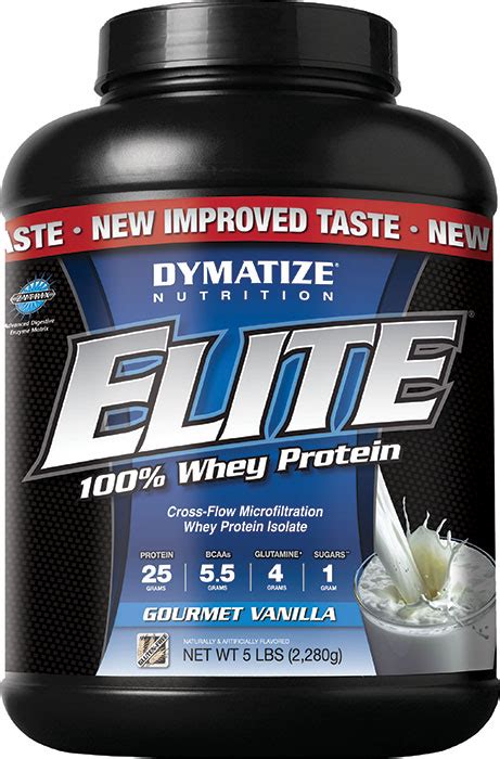 Elite Whey Protein Isolate (Gourmet Vanilla) - calories, carbs, nutrition